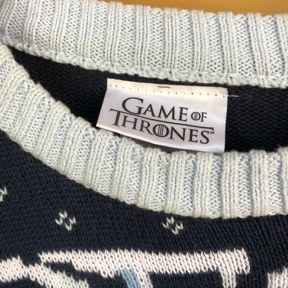 Game Of Thrones Ugly Christmas Crewneck Sweater - image 2